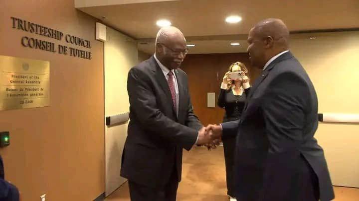 rencontre du président Touadéra avec le président de la 79ème session de l’Assemblée générale de l’ONU rencontre du président Touadéra avec le président de la 79ème session de l’Assemblée générale de l’ONU