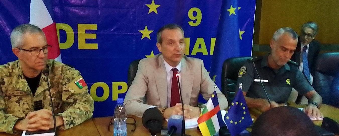 «En République Centrafricaine, l’UE déploie la quasi-totalité de la palette de subventions», l’Ambassadeur de l’UE Paturel Escalona «En République Centrafricaine, l’UE déploie la quasi-totalité de la palette de subventions», l’Ambassadeur de l’UE Paturel Escalona