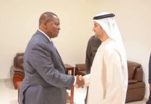 RCA: Audience du Président avec le PDG de GSU RCA: Audience du Président avec le PDG de GSU