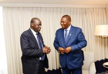 Touadéra Discute du PND 2024-2028 avec la BM Touadéra Discute du PND 2024-2028 avec la BM