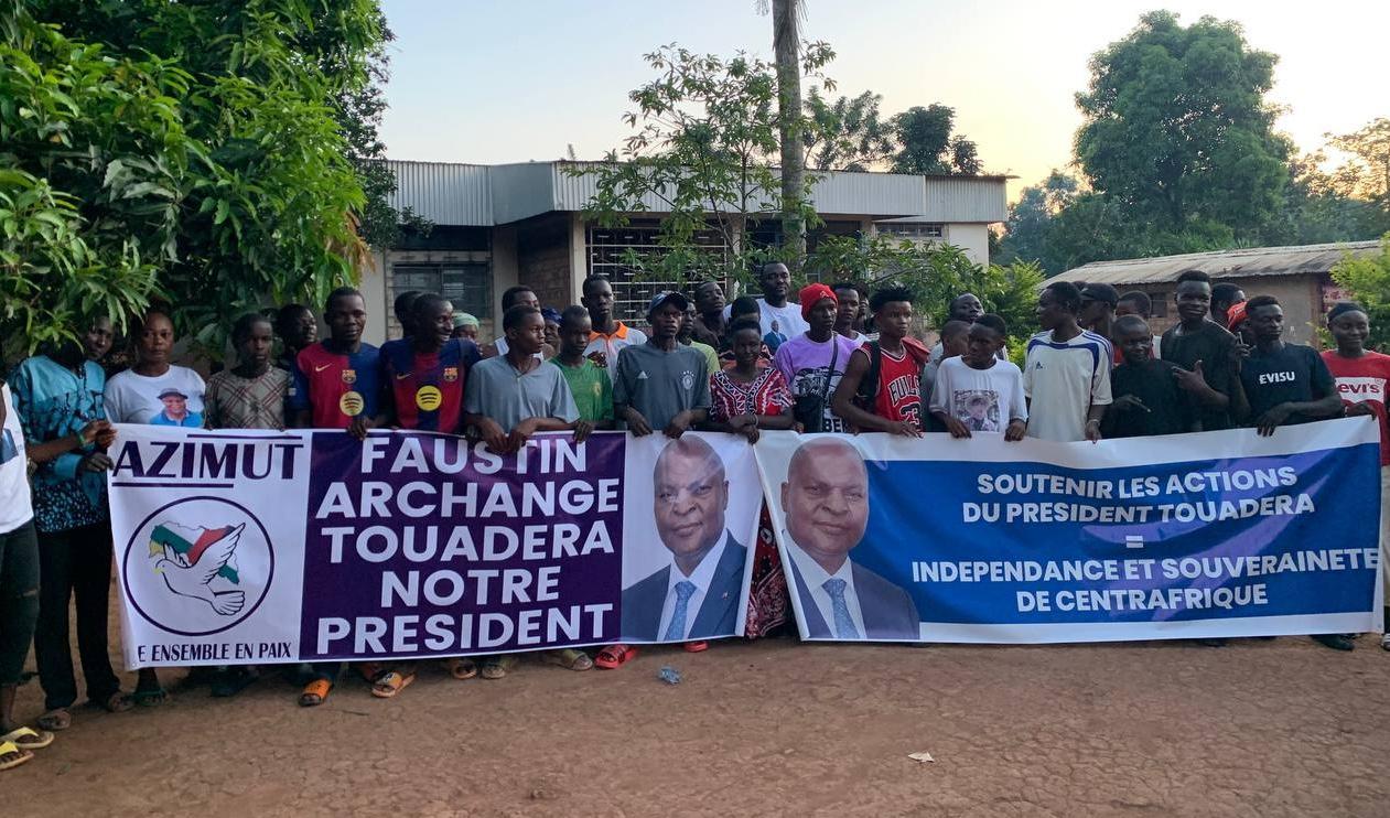 Soutien Populaire à la Candidature de Touadéra Soutien Populaire à la Candidature de Touadéra