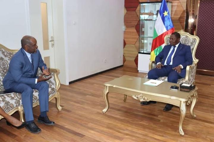 RCA: Président Reçoit Délégation Du FMI RCA: Président Reçoit Délégation Du FMI