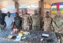 Réunion Stratégique à Grimari pour Sécuriser Élections Réunion Stratégique à Grimari pour Sécuriser Élections