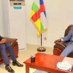 Touadéra Accueille le Ministre Togolais Bawara Touadéra Accueille le Ministre Togolais Bawara