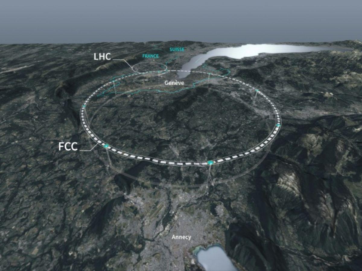 Gel Du Projet Chinois De Super Accélérateur De Particules Gel Du Projet Chinois De Super Accélérateur De Particules
