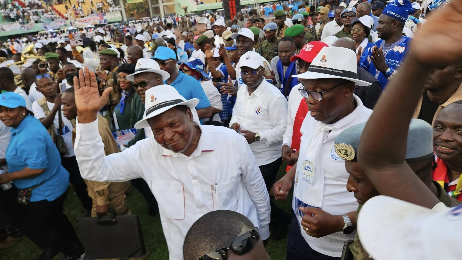 Début de Campagne Électorale de Touadera en Popularité Début de Campagne Électorale de Touadera en Popularité