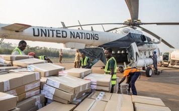 Matériel Électoral Déployé en RCA pour Présidentielle Matériel Électoral Déployé en RCA pour Présidentielle