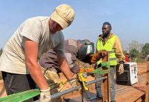 Réhabilitation Du Pont PK9 À Bimbo Pour La Sécurité Réhabilitation Du Pont PK9 À Bimbo Pour La Sécurité