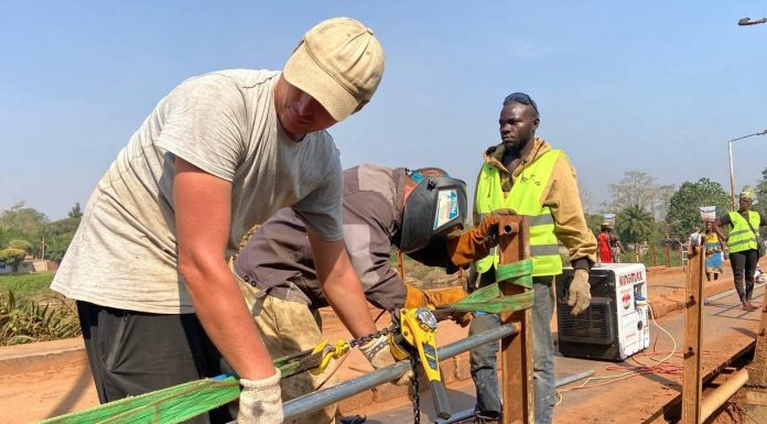 Réhabilitation Du Pont PK9 À Bimbo Pour La Sécurité Réhabilitation Du Pont PK9 À Bimbo Pour La Sécurité