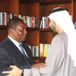 tête-à-tête de Touadéra avec le ministre d’État émirati chargé des affaires africaines tête-à-tête de Touadéra avec le ministre d’État émirati chargé des affaires africaines