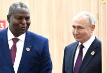 RCA–Russie: Vladimir Poutine félicite Touadéra et réaffirme le partenariat stratégique RCA–Russie: Vladimir Poutine félicite Touadéra et réaffirme le partenariat stratégique