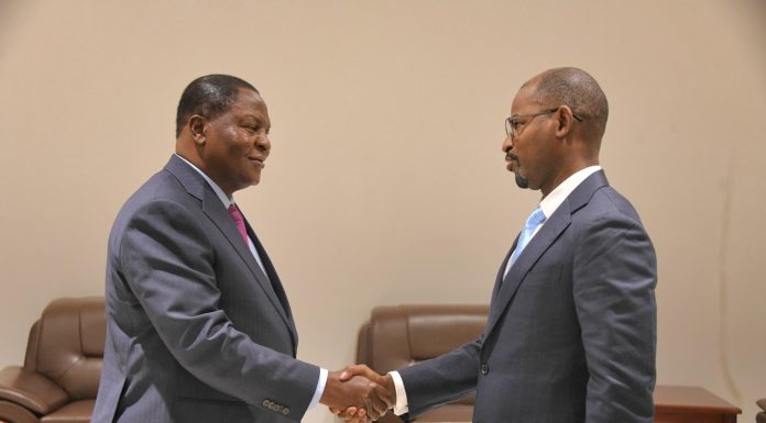 fructueux échanges du président Touadera avec le représentant résident du FMI fructueux échanges du président Touadera avec le représentant résident du FMI