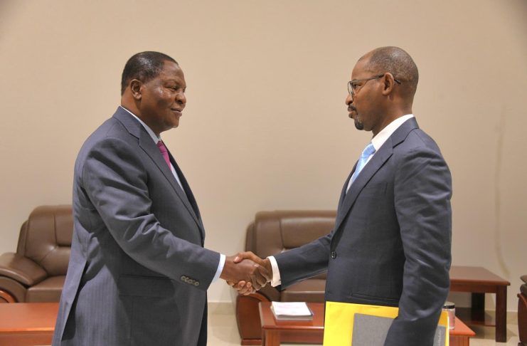 fructueux échanges du président Touadera avec le représentant résident du FMI fructueux échanges du président Touadera avec le représentant résident du FMI