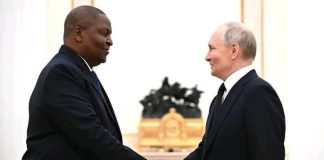 RCA–Russie : Vladimir Poutine félicite Faustin Archange Touadéra pour sa réélection RCA–Russie : Vladimir Poutine félicite Faustin Archange Touadéra pour sa réélection