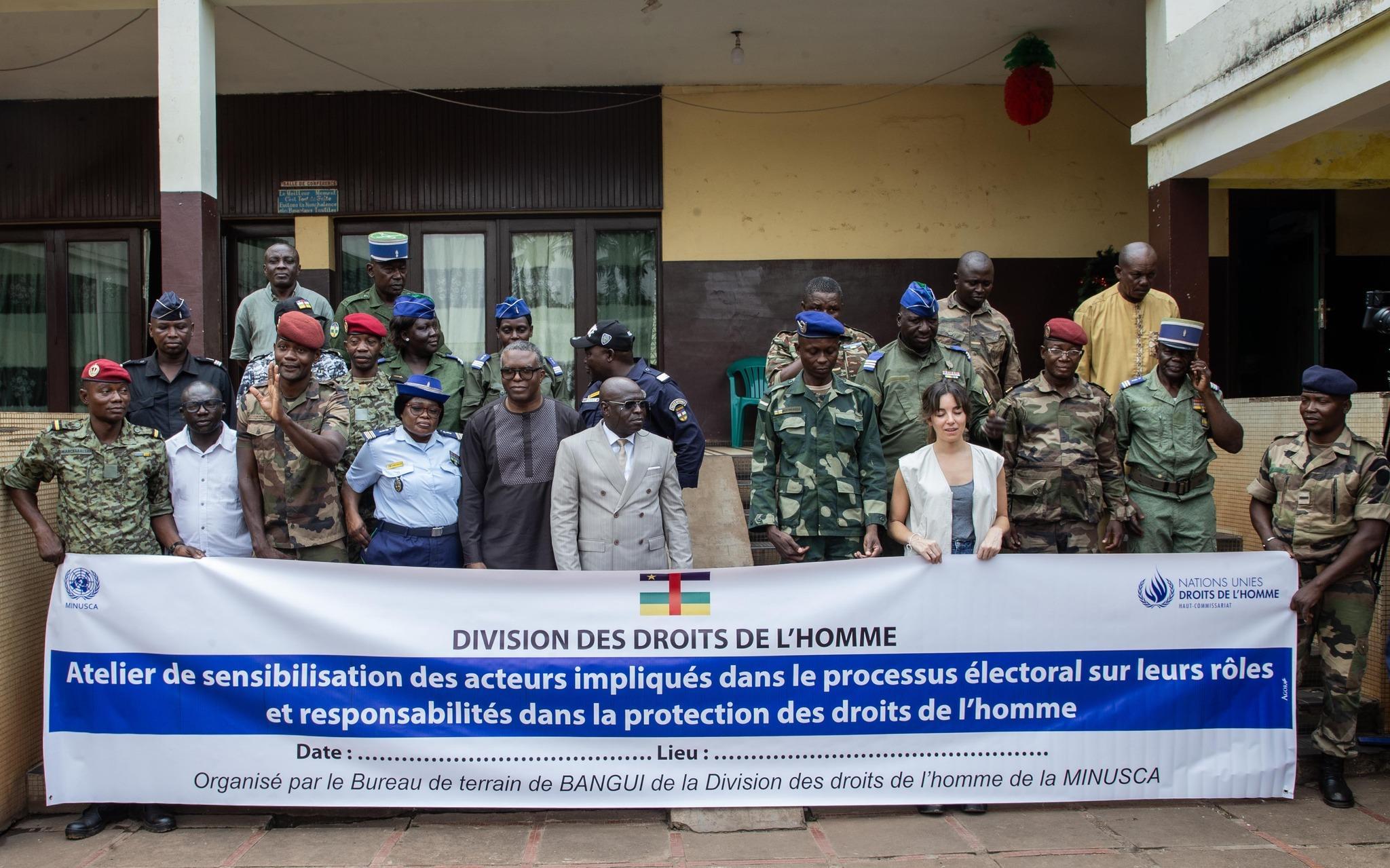 des FACA forcées à la promotion et à la protection des droits de l’homme en période post-électorale des FACA forcées à la promotion et à la protection des droits de l’homme en période post-électorale