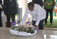 Touadéra Honore La Mémoire D’André Kolingba Touadéra Honore La Mémoire D'André Kolingba