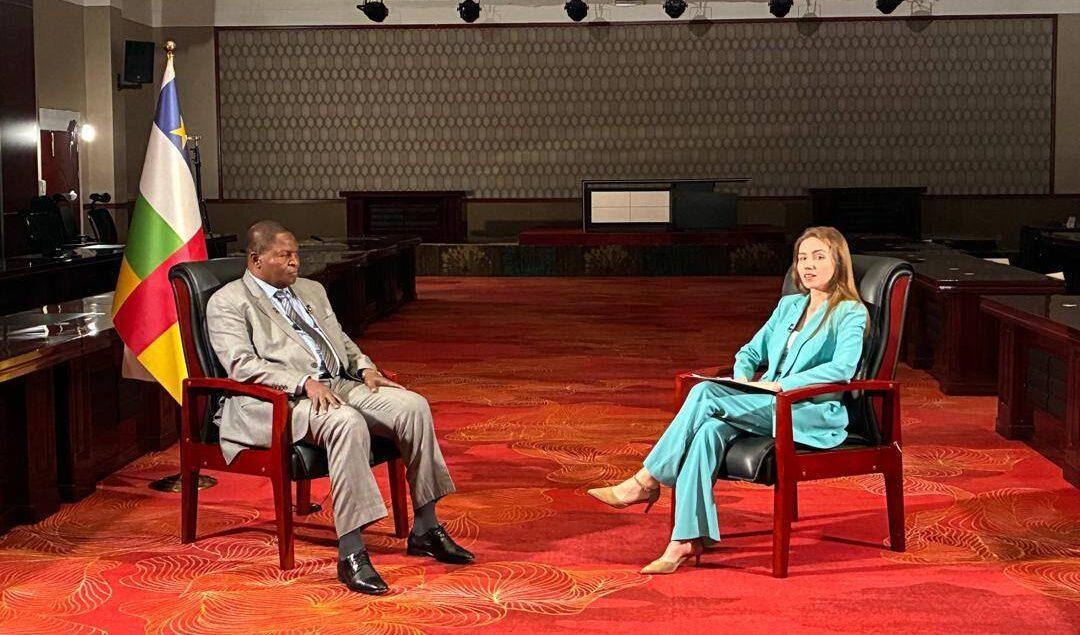 Président Touadéra En Exclusivité Sur RT En Français Président Touadéra En Exclusivité Sur RT En Français