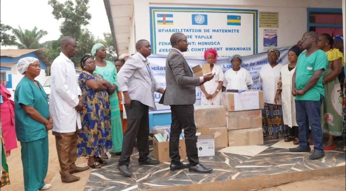 Matériel Médical de la MINUSCA Pour Hôpitaux de Bangui Matériel Médical de la MINUSCA Pour Hôpitaux de Bangui