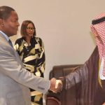 Tête-à-Tête Entre Touadéra et Vice-Ministre Saoudien Tête-à-Tête Entre Touadéra et Vice-Ministre Saoudien