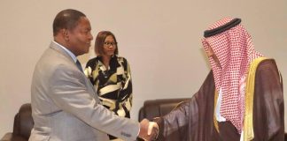 Tête-à-Tête Entre Touadéra et Vice-Ministre Saoudien Tête-à-Tête Entre Touadéra et Vice-Ministre Saoudien