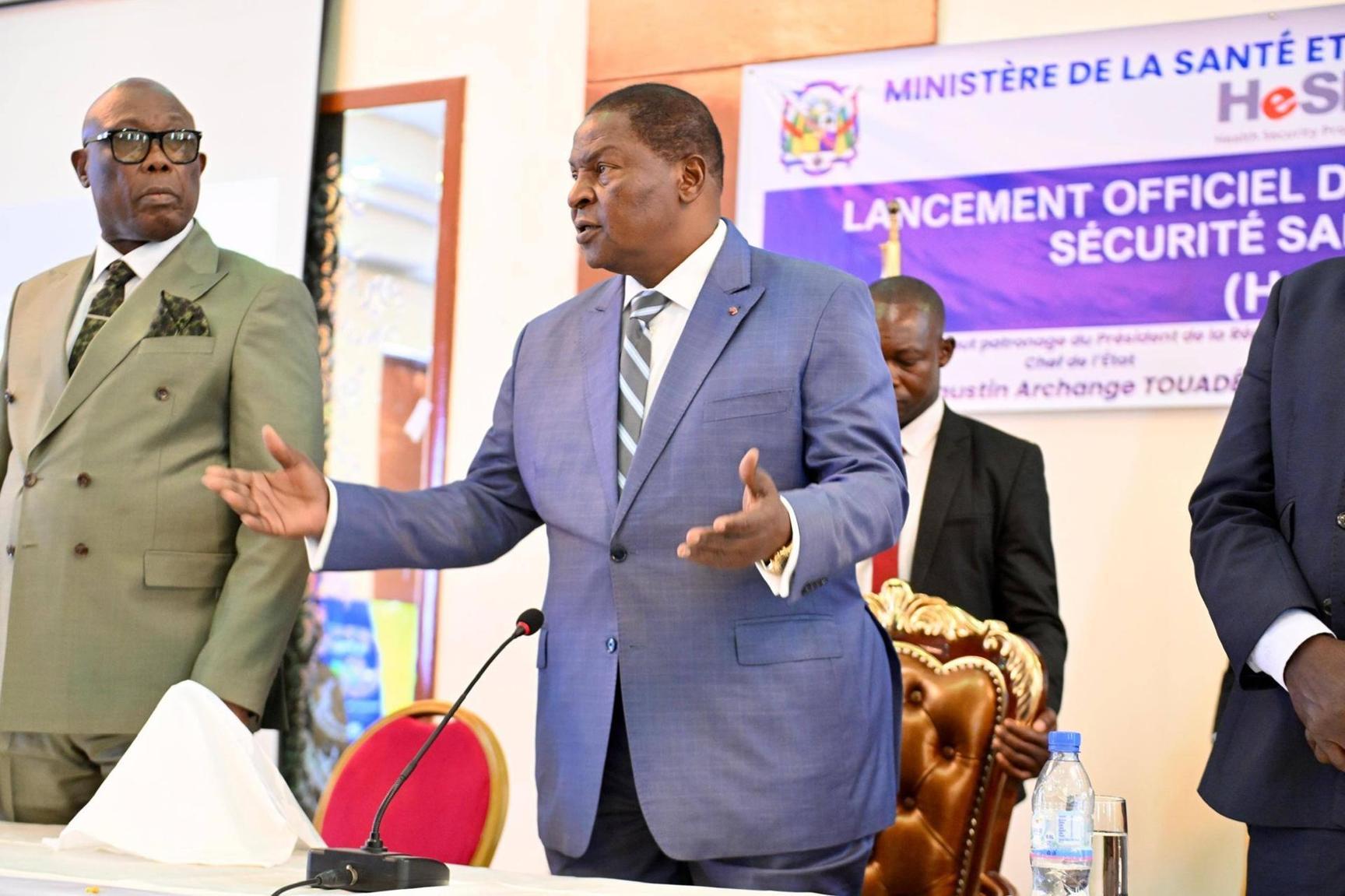 Lancement du Programme de Sécurité Sanitaire en RCA Lancement du Programme de Sécurité Sanitaire en RCA