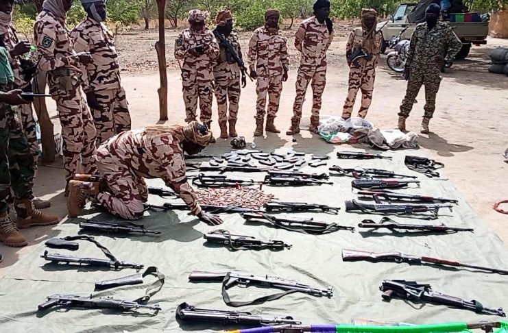 Récupération D’Armes Illégales À La Frontière Tchad-CAR Récupération D'Armes Illégales À La Frontière Tchad-CAR