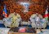 Congo-Kinshasa: Coopération militaire RDC-RCA – Guy Kabombo en mission officielle à Bangui Congo-Kinshasa: Coopération militaire RDC-RCA - Guy Kabombo en mission officielle à Bangui