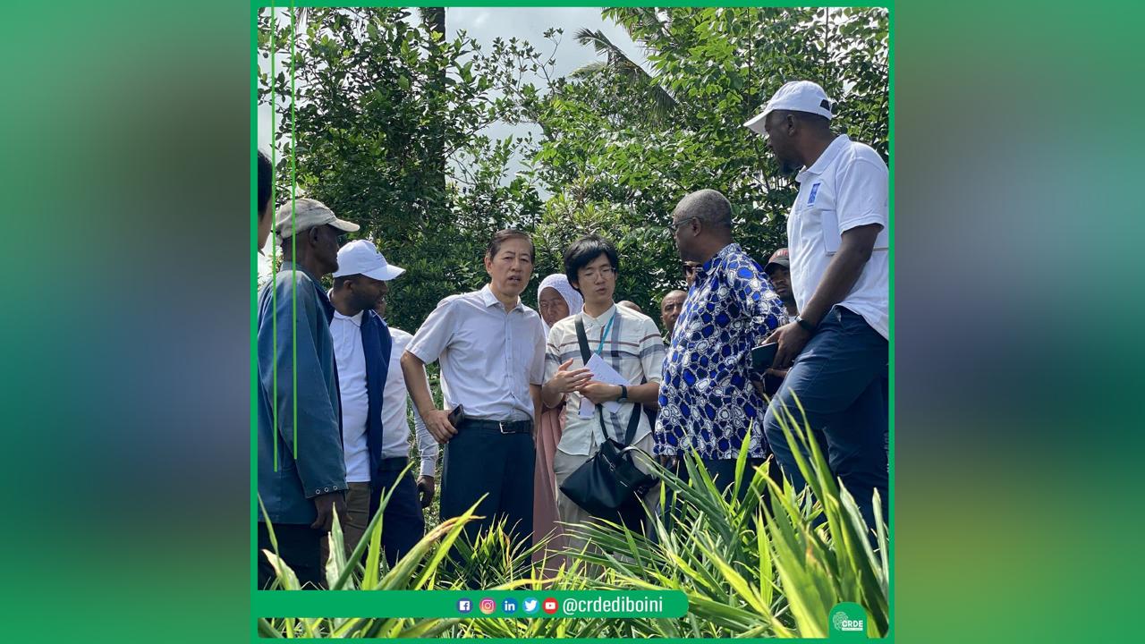 L’ambassadeur Guo Zhijun au CRDE de Diboini Hamalengo L’ambassadeur Guo Zhijun au CRDE de Diboini Hamalengo