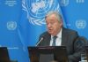 Guterres Appelle à Prioriser Eau et Assainissement Guterres Appelle à Prioriser Eau et Assainissement