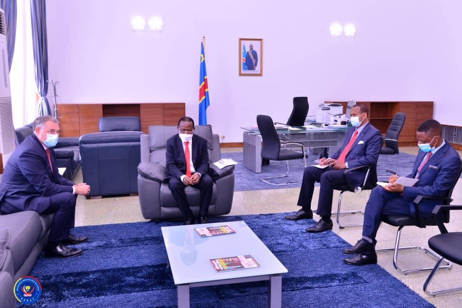RDC : coopération, réformes électorales, paix et sécurité ainsi que le climat des affaires au centre des échanges entre Bahati Lukwebo et François Pujolas RDC : coopération, réformes électorales, paix et sécurité ainsi que le climat des affaires au centre des échanges entre Bahati Lukwebo et François Pujolas
