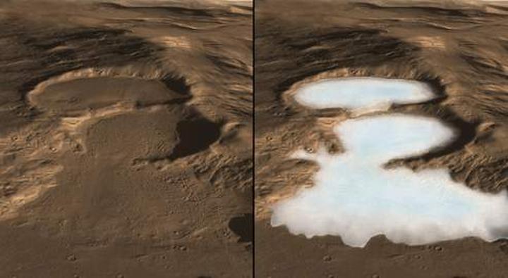 Où est passée l'eau de Mars?
