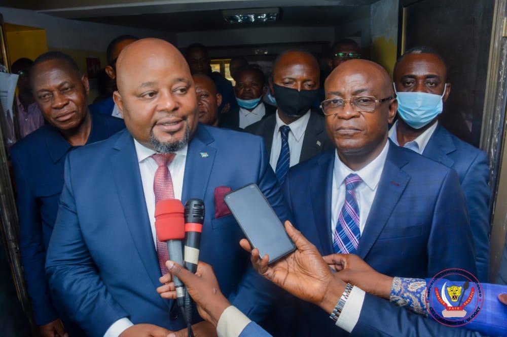 le ministre du Budget Aimé Boji satisfait fait du travail abattu au Secrétariat général de son ministère le ministre du Budget Aimé Boji satisfait fait du travail abattu au Secrétariat général de son ministère