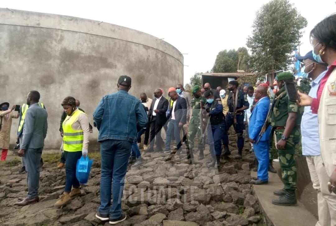 RDC-Nyiragongo : Sama Lukonde s’est rendu compte des dégâts causés dans les secteurs de l’eau et d’électricité RDC-Nyiragongo : Sama Lukonde s’est rendu compte des dégâts causés dans les secteurs de l’eau et d’électricité
