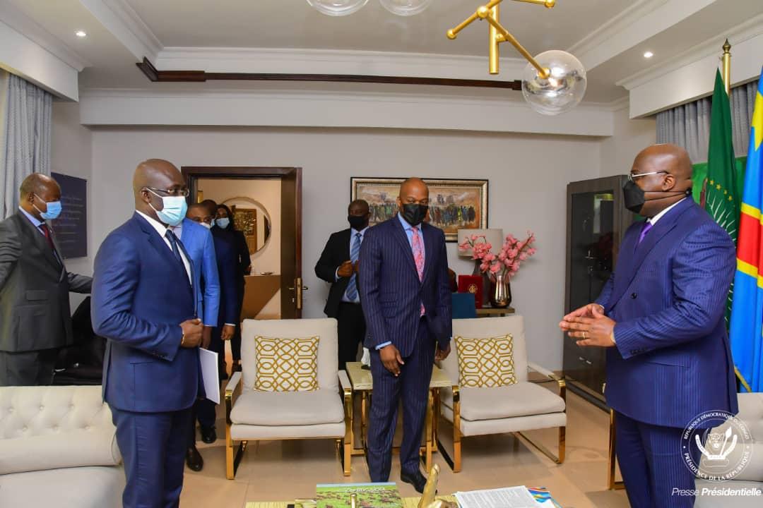 Libre échange : Félix Tshisekedi fait le point avec le Secrétaire Général de la ZLECAF Libre échange : Félix Tshisekedi fait le point avec le Secrétaire Général de la ZLECAF