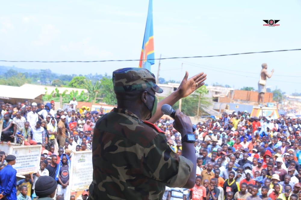 Irumu : Le commandant du secteur opérationnel FARDC s'installe provisoirement à Komanda Irumu : Le commandant du secteur opérationnel FARDC s'installe provisoirement à Komanda