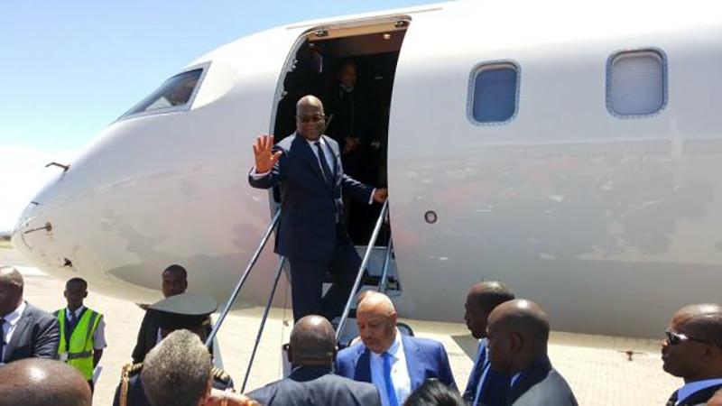 Le Président Félix Tshisekedi en route pour une visite d’Etat à Accra (Ghana) Le Président Félix Tshisekedi en route pour une visite d’Etat à Accra (Ghana)