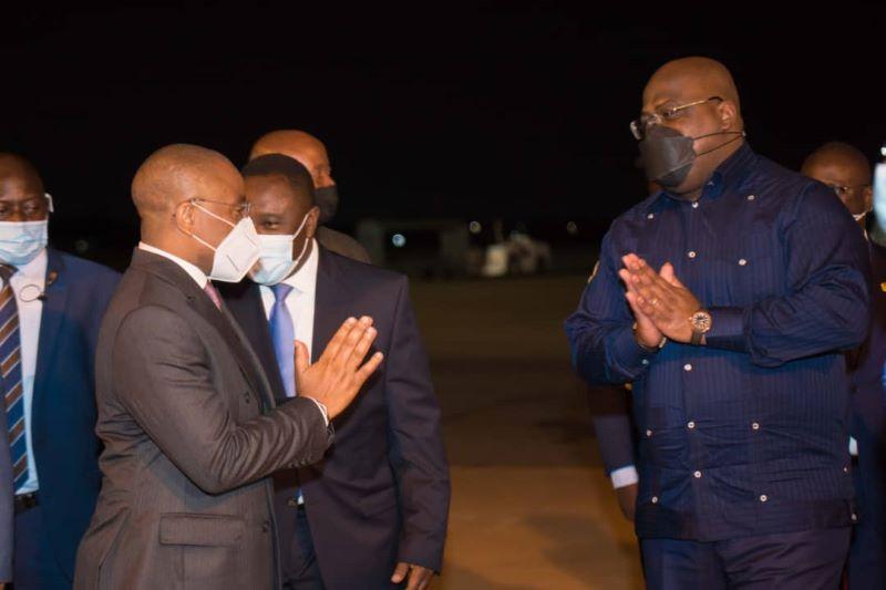 Patient Sayiba accueillant Fatshi à Accra : Que vaut alors la suspension de Chérubin Okende ? Patient Sayiba accueillant Fatshi à Accra : Que vaut alors la suspension de Chérubin Okende ?