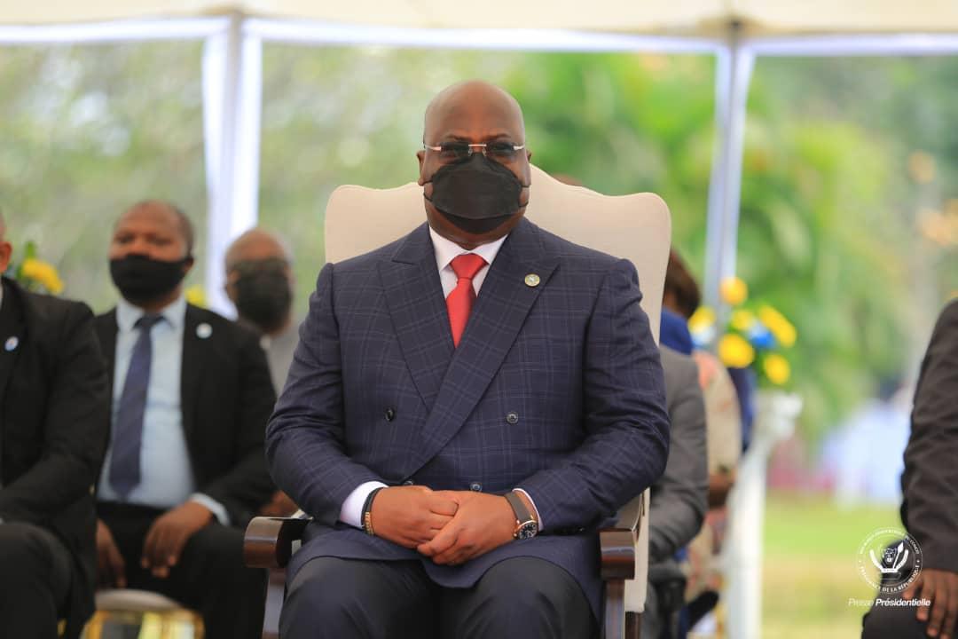 Le Président Félix Tshisekedi assiste à la messe d’actions de grâce de 100 jours du Gouvernement Sama Lukonde Le Président Félix Tshisekedi assiste à la messe d’actions de grâce de 100 jours du Gouvernement Sama Lukonde