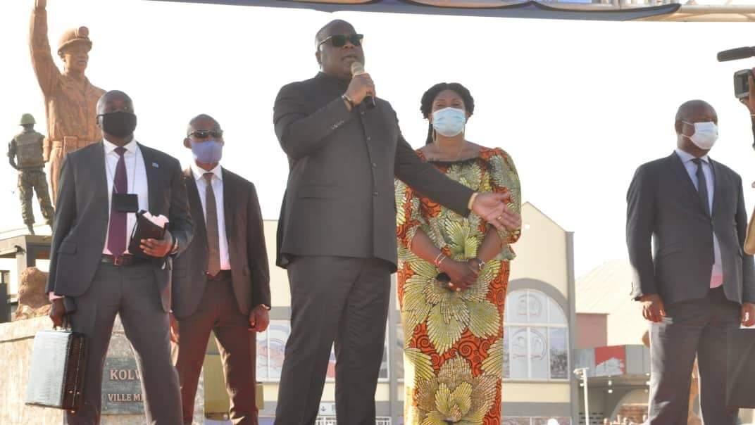 Félix Tshisekedi annoncé à Kolwezi Félix Tshisekedi annoncé à Kolwezi