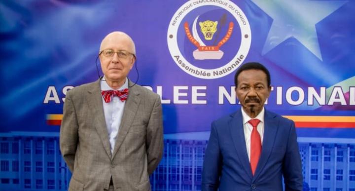 Renforcement des relations bilatérales RDC-Espagne : Le Diplomate espagnol chez Mboso Renforcement des relations bilatérales RDC-Espagne : Le Diplomate espagnol chez Mboso