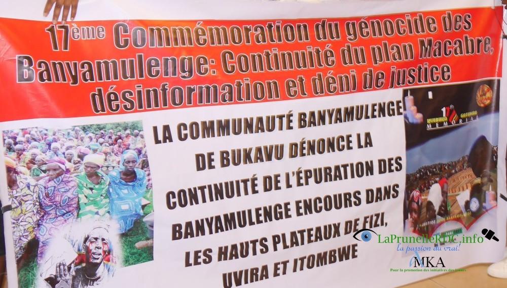 17 ans après le massacre de Gatumba: les Banyamulenge réclament la fin du «génocide» contre eux 17 ans après le massacre de Gatumba: les Banyamulenge réclament la fin du «génocide» contre eux
