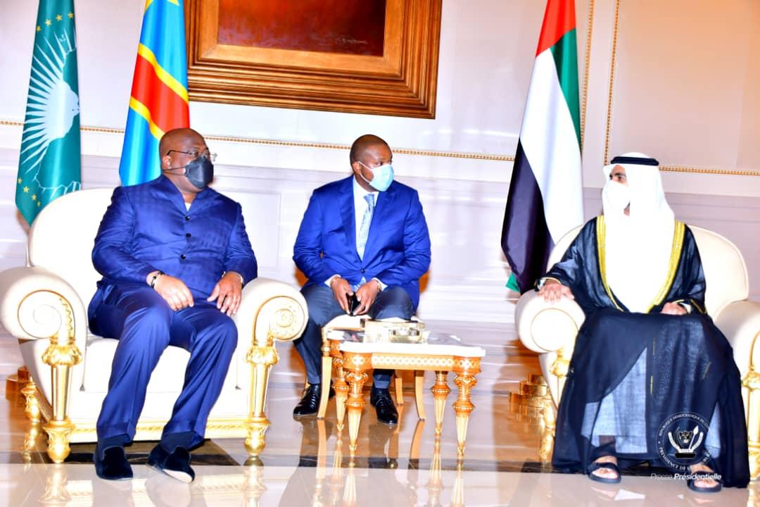 Arrivée du Président Félix Tshisekedi aux Émirats Arabes Unis Arrivée du Président Félix Tshisekedi aux Émirats Arabes Unis