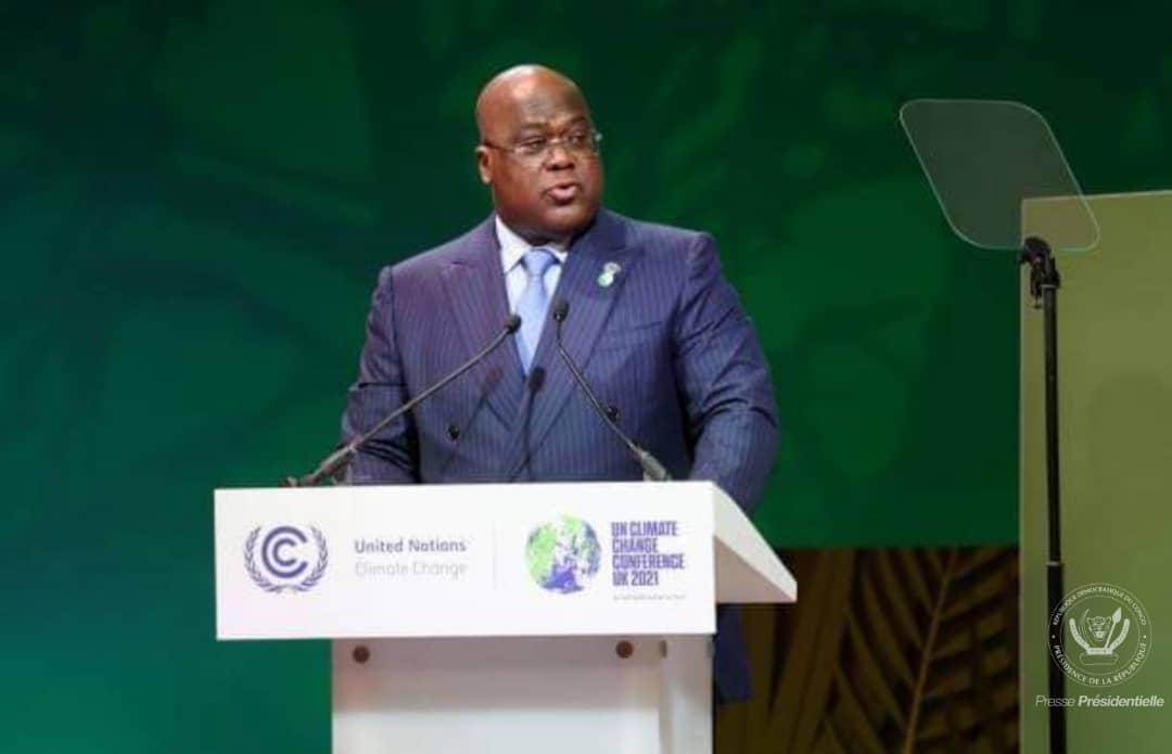 Pour sauvegarder les richesses naturelles de la RDC, Félix Tshisekedi appelle à une synergie mondiale Pour sauvegarder les richesses naturelles de la RDC, Félix Tshisekedi appelle à une synergie mondiale