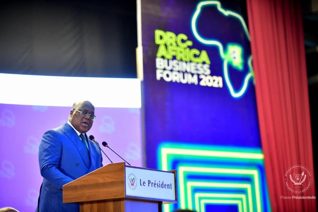 DRC-Africa Business Forum: Félix Tshisekedi appelle ses homologues africains à s’approprier le projet de production des batteries électriques DRC-Africa Business Forum: Félix Tshisekedi appelle ses homologues africains à s’approprier le projet de production des batteries électriques