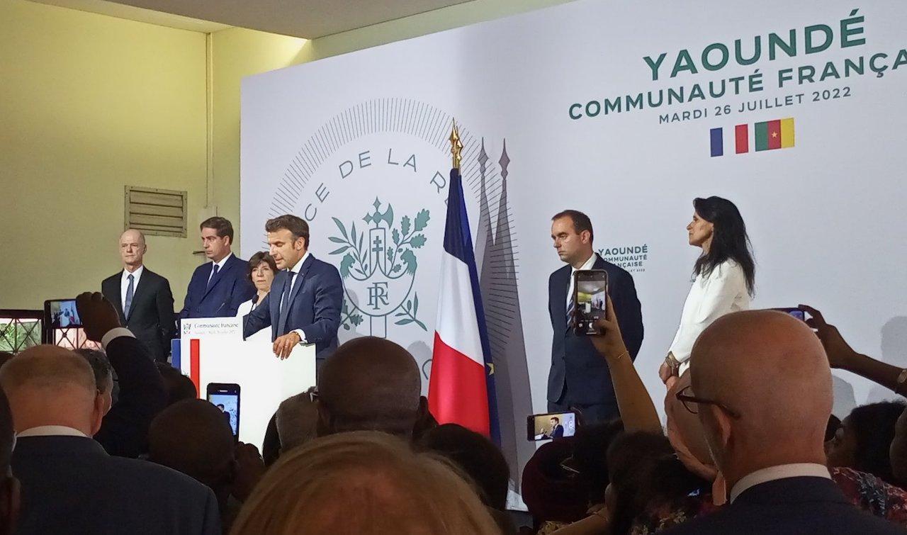 Emmanuel Macron à Yaoundé : « nous ne lâcherons pas la sécurité du continent africain » Emmanuel Macron à Yaoundé : « nous ne lâcherons pas la sécurité du continent africain »