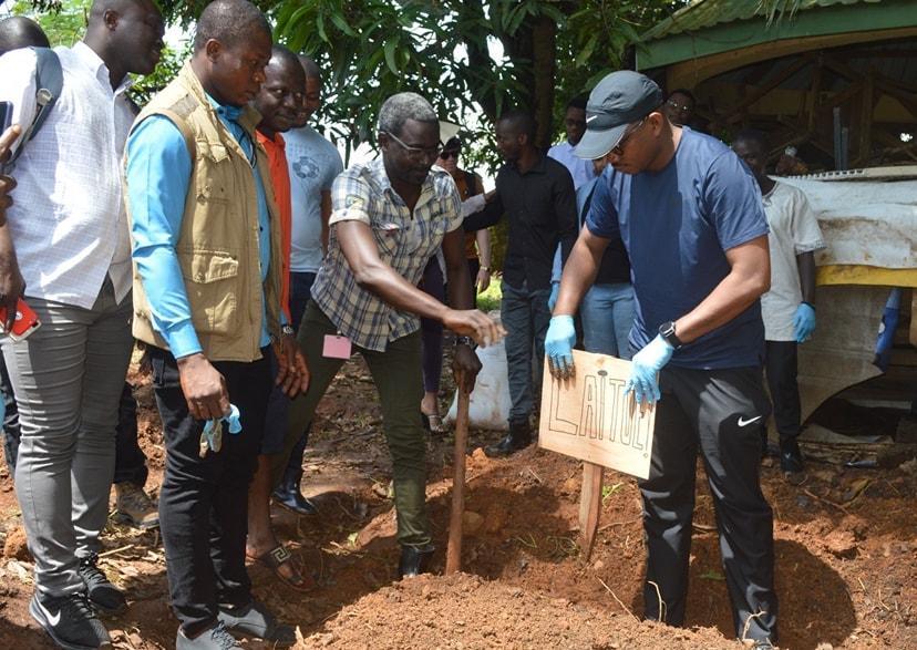Projet M’ma Lakhoè : le Président du CNT donne le coup d’envoi au jardin 2 Octobre
