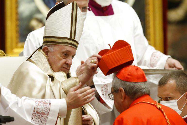 Création de 20 cardinaux au Vatican : le pape François privilégie des “des hommes de terrain” proches de ses valeurs Création de 20 cardinaux au Vatican : le pape François privilégie des “des hommes de terrain” proches de ses valeurs