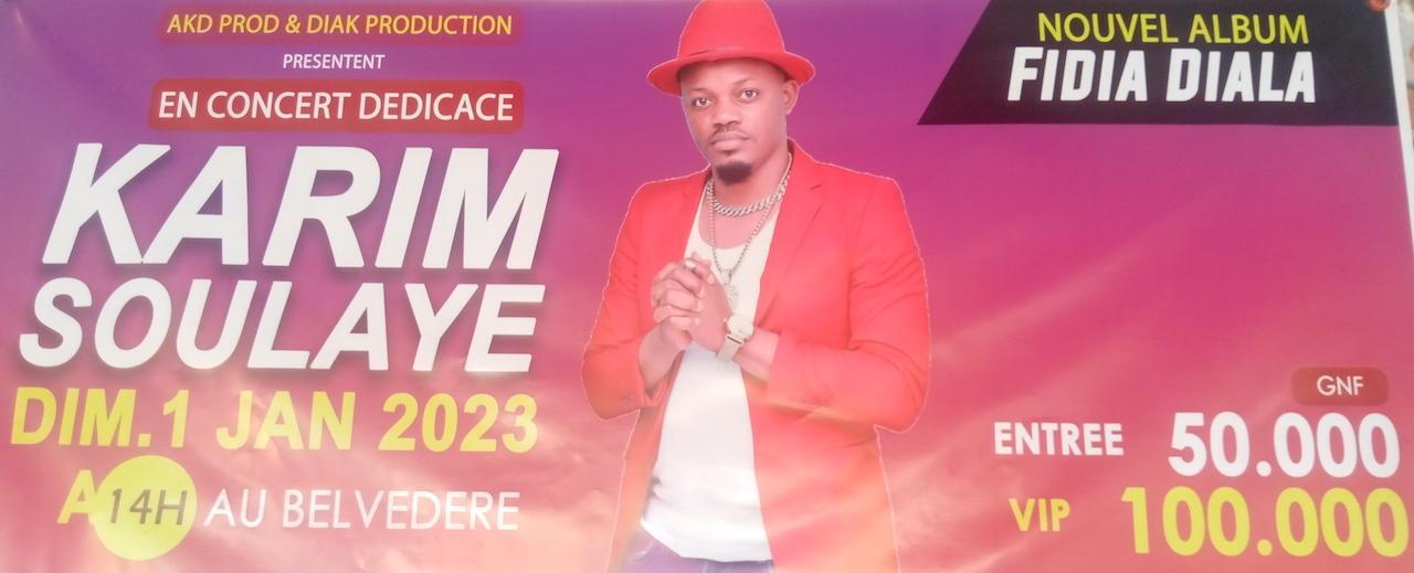 l’artiste Karim Soulaye annonce les couleurs de son concert dédicace prévu le 1er janvier prochain l’artiste Karim Soulaye annonce les couleurs de son concert dédicace prévu le 1er janvier prochain