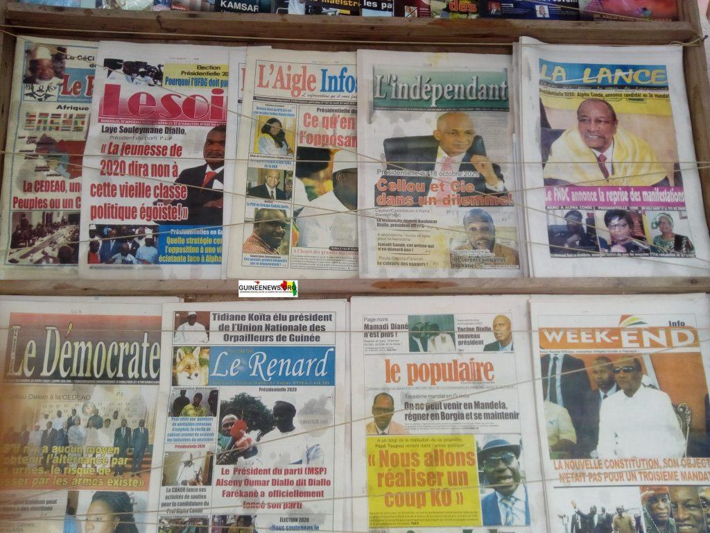Revue de presse : dans les hebdos, la mort du Pr Lansiné Kaba, la sous-estimation de l’inflation en Guinée Revue de presse : dans les hebdos, la mort du Pr Lansiné Kaba, la sous-estimation de l’inflation en Guinée