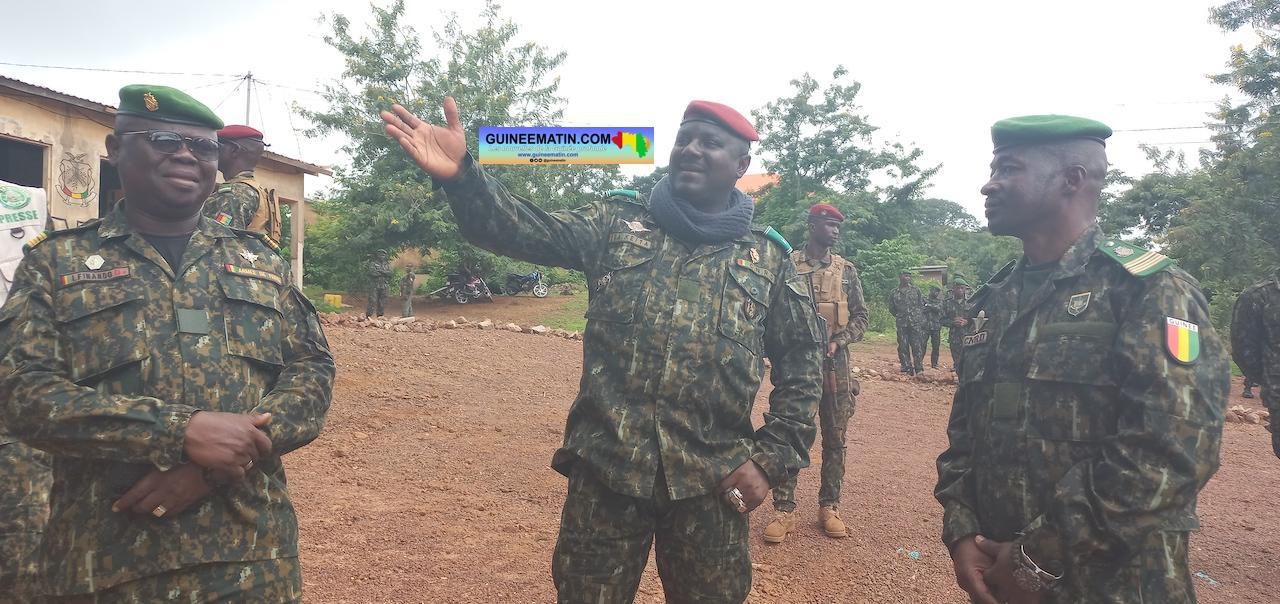Général Abdoulaye Keita, inspecteur général des Forces armées, à la compagnie d’infanterie de Télimélé Général Abdoulaye Keita, inspecteur général des Forces armées, à la compagnie d’infanterie de Télimélé